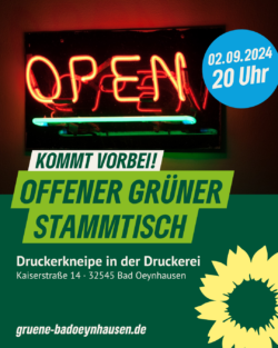 Am Montag, 2.9. treffen wir uns wieder zu unserem offenen Stammtisch! Bei unserem lockeren Treffen stehen Geselligkeit und Austausch zu politischen Themen im Vordergrund. Herzlich willkommen sind nicht nur unsere Mitglieder, sondern alle Interessierten, eine Anmeldung ist nicht nötig. Wenn ihr euch für politische Themen interessiert, Fragen oder Ideen habt, dann kommt vorbei!